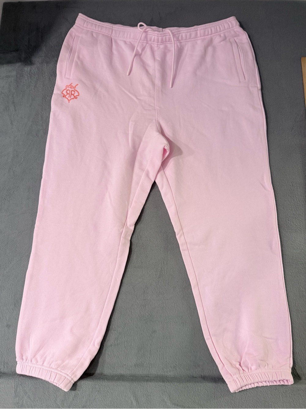 Roller Rabbit - Light Pink Jogger Sweatpants with Embroidered Logo NWOT